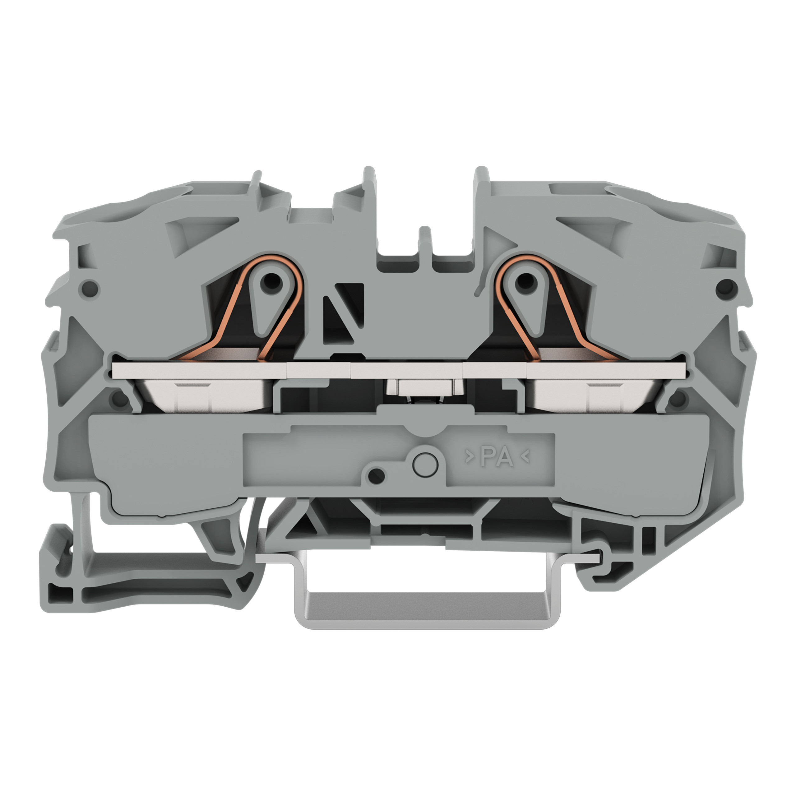 WAGO GmbH & Co. KG Durchgangsklemme gr 2L 1p TS35 2016-1201