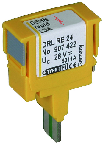 DEHN ÜS-Ableiter DEHNrapid LSA Schutzstecker DRL RE 24