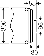 Hensel Belüftungseinsatz m.Belüft.gitter IP44 Mi BF 44