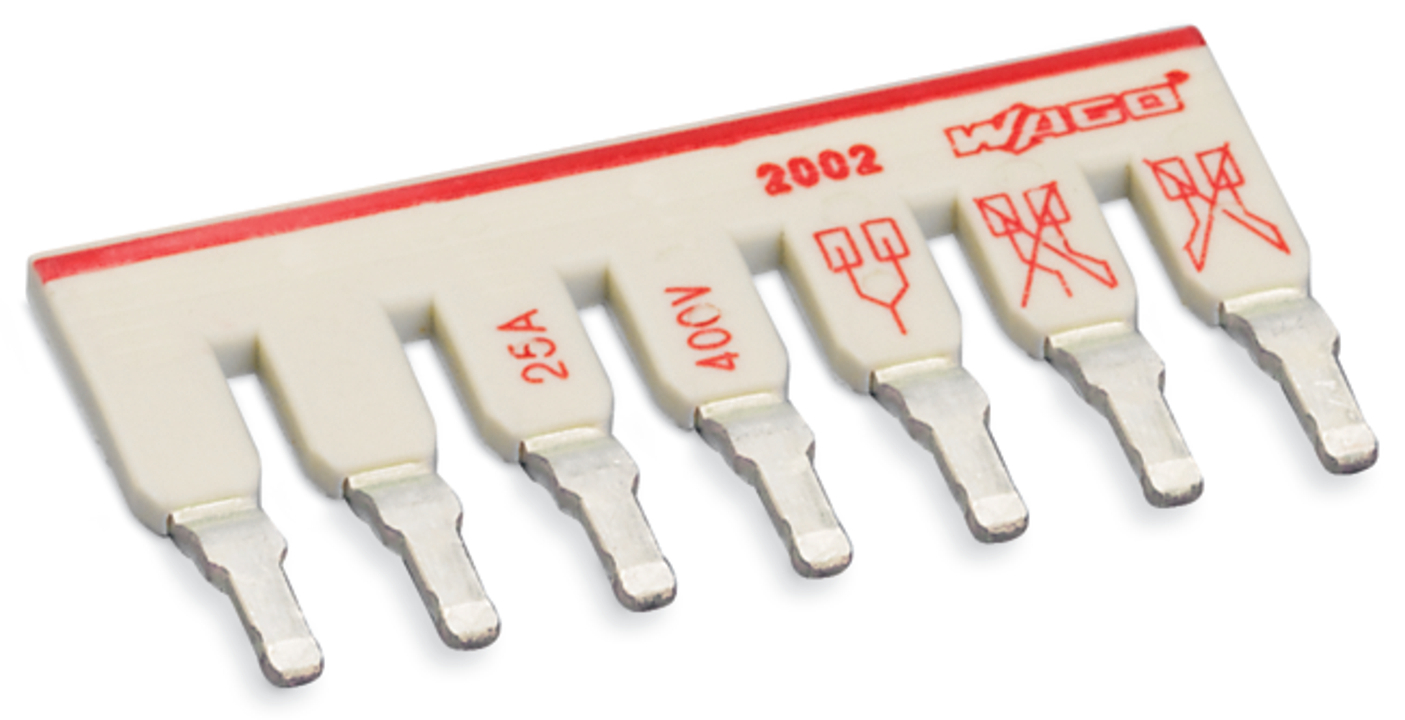 WAGO GmbH & Co. KG Schachtelbrücker lgr. 7-fach,isoliert 2002-477 WAGO GmbH & Co. KG Schachtelbrücker lgr. 7-fach,isoliert 2002-477