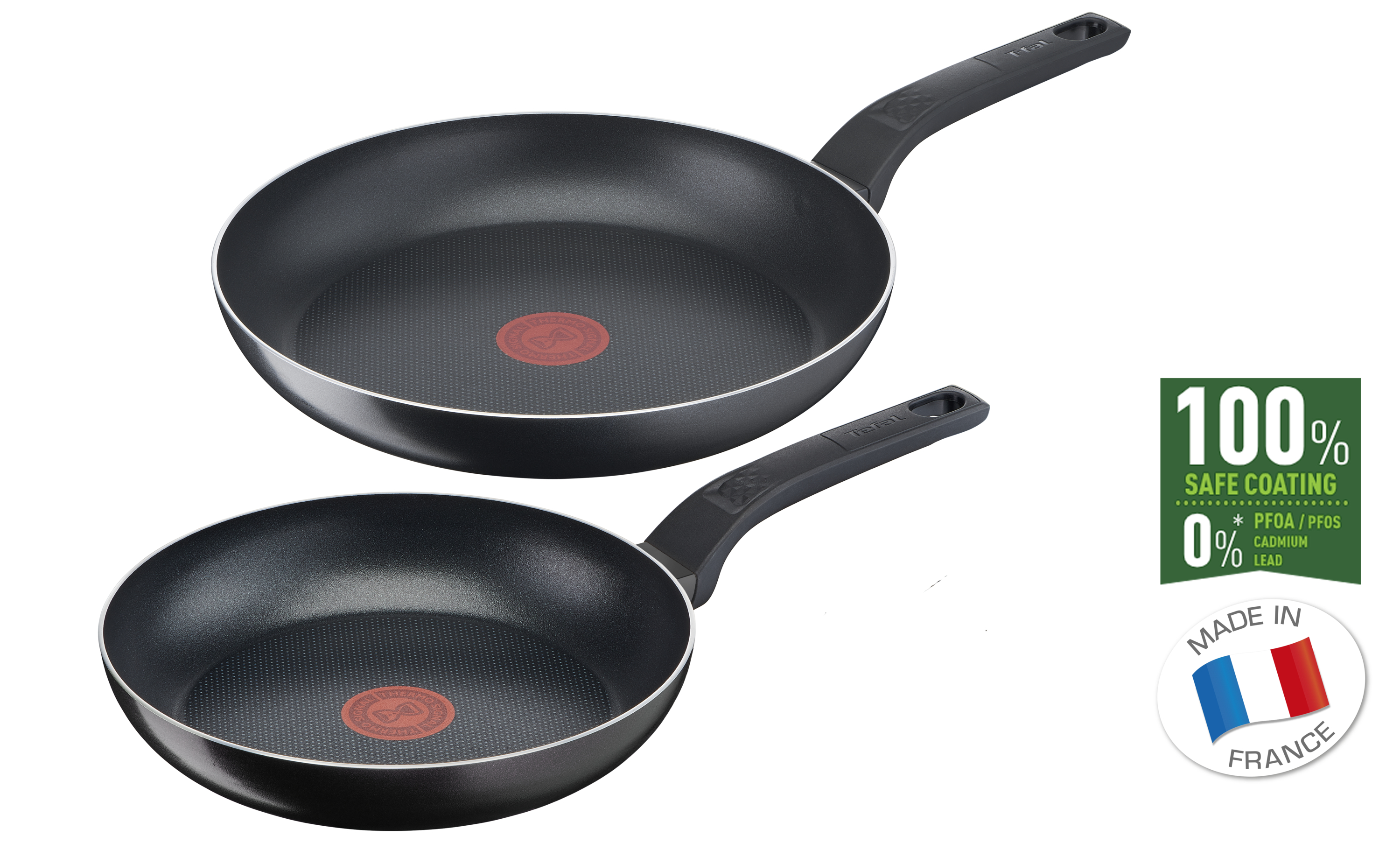 Groupe SEB WMF Pfannen-Set 24/28cm EASY COOK and CLEAN B55590