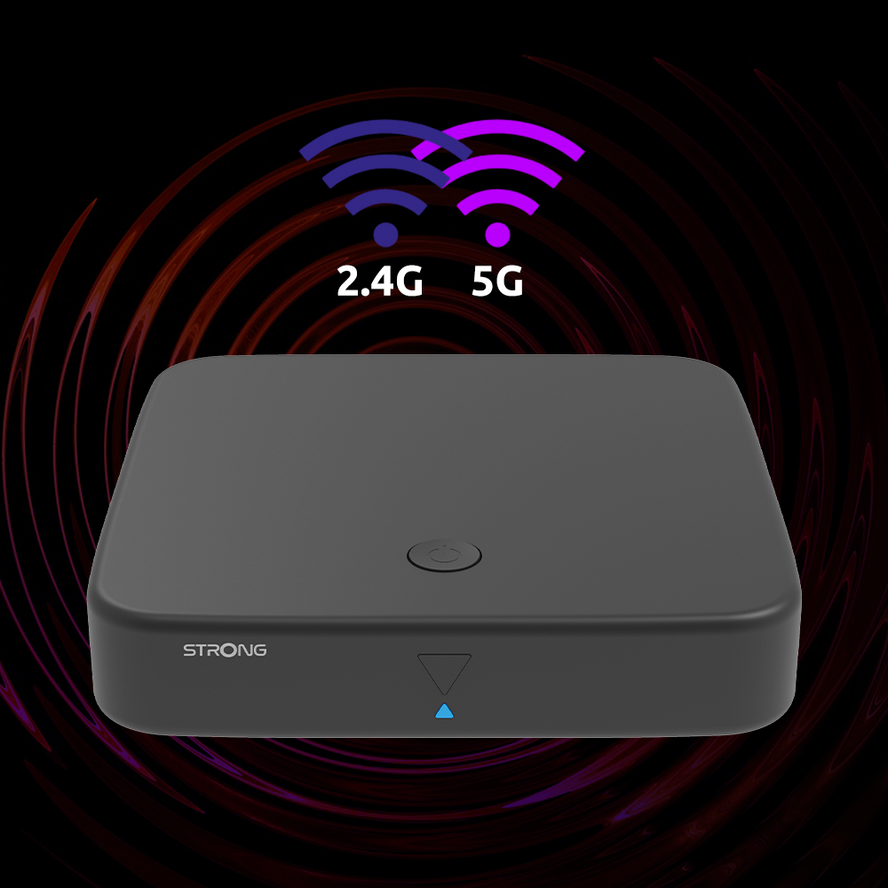 Strong 4K Streaming Box AndroidTV,DVB-T2HD SRT420