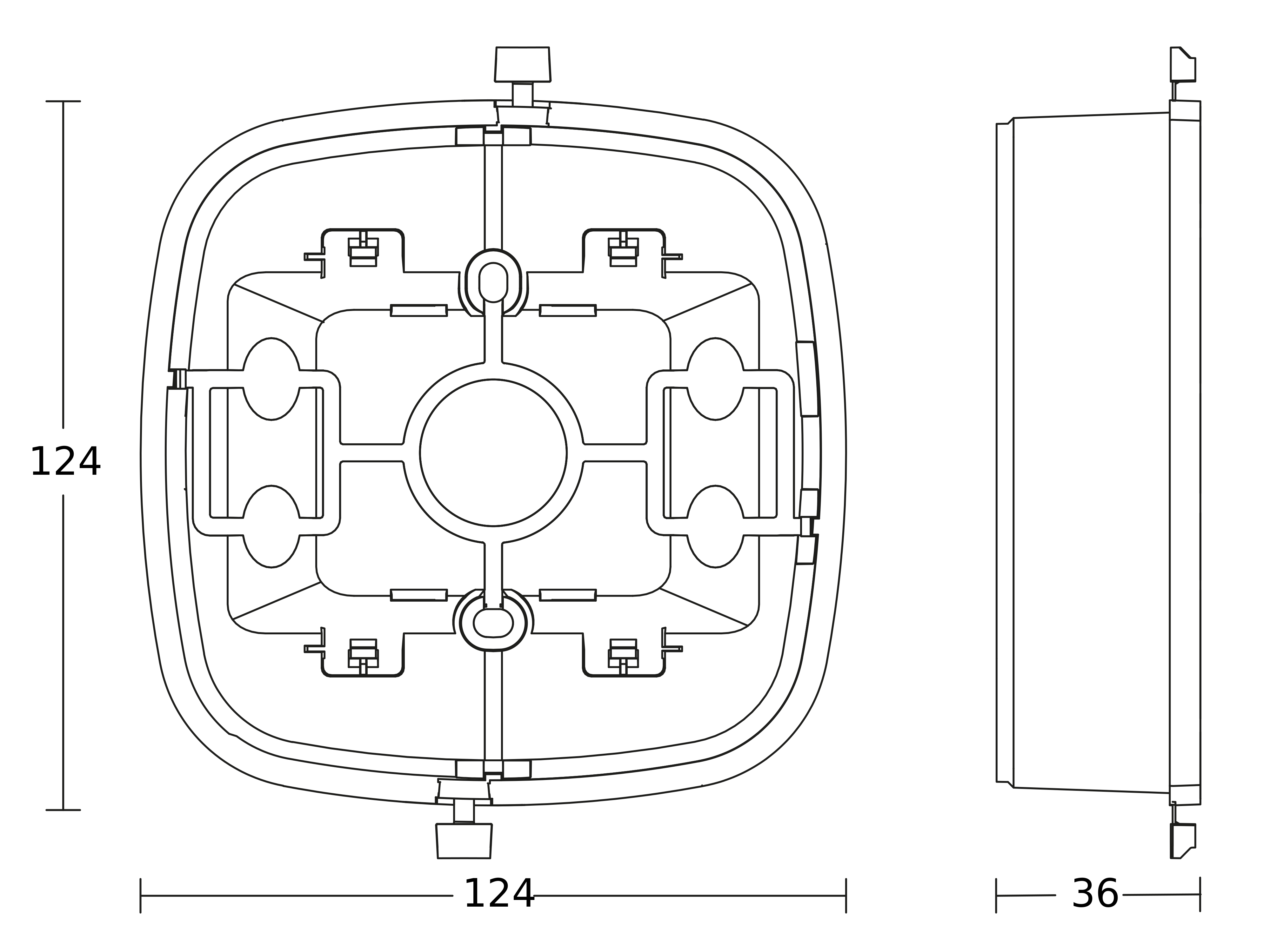 Steinel Aufputz-Adapter Control Pro IP54 000363