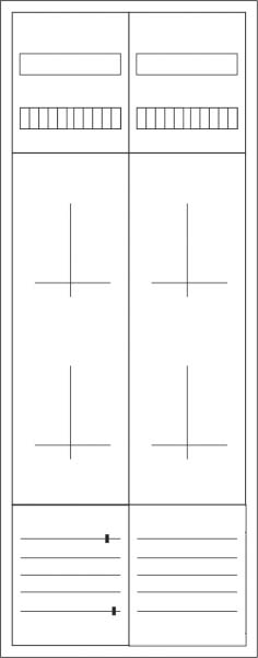 Eaton (Installation) Zähler-Komplettschrank 3-Punktbefestigung ZSD-4Z-1400