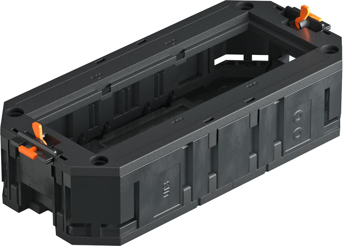 OBO Bettermann Vertr Universalträger für 3 Modul45-Geräte UT3 45 3