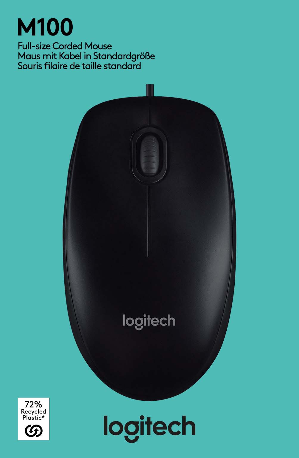MediaCom-IT Maus Optisch,1000dpi,3T M100 an 167