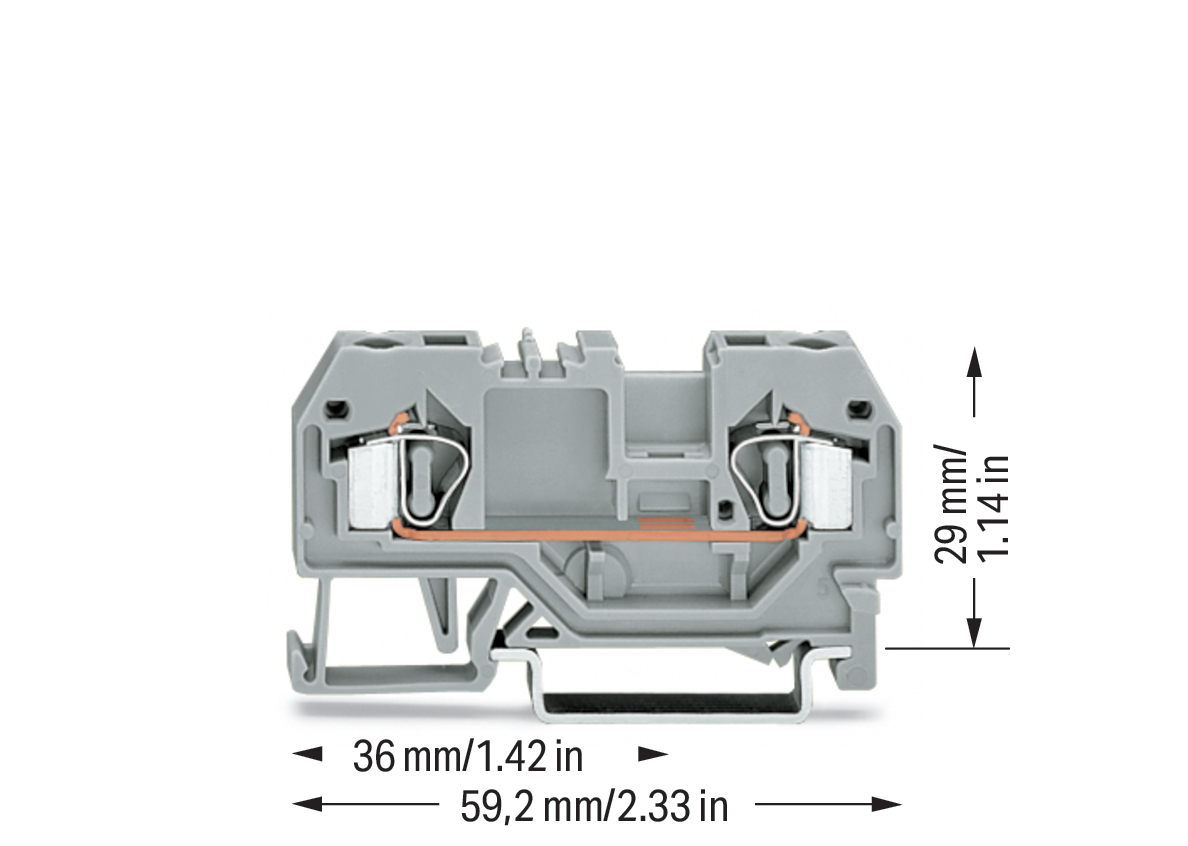 WAGO GmbH & Co. KG Durchgangsklemme gr 0,08-4qmm 281-901