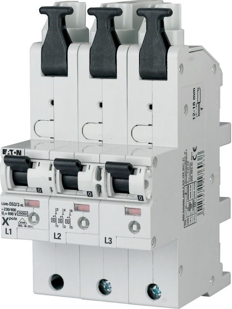 Eaton (Installation) SLS-Schalter 3p selektiv LSHU-E50/3-KL