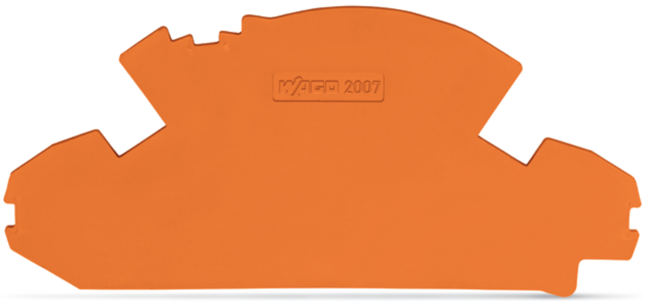 10 STK WAGO GmbH & Co. KG Abschlussplatte orange 2007-8892