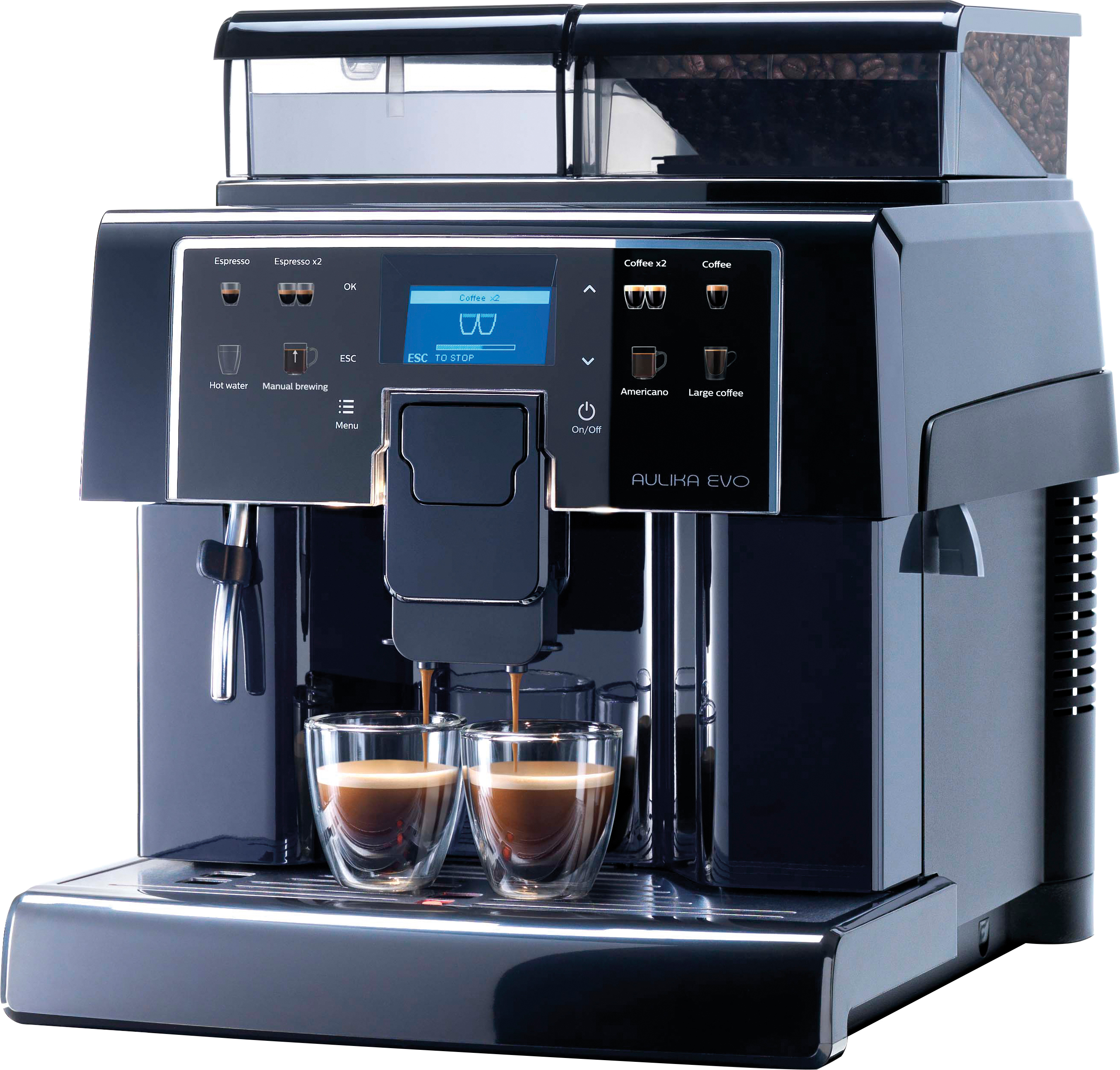 Provenero Espresso/Kaffeevollautomat Saeco AulikaEVOBlack