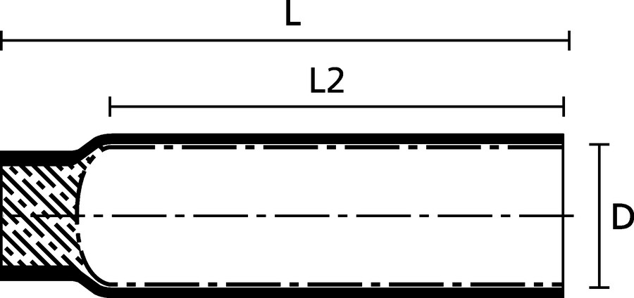 50 STK HellermannTyton Warmschrumpfkappe 3:1 PEC-3/1 schwarz PEC-3/1-POX-BK-L1