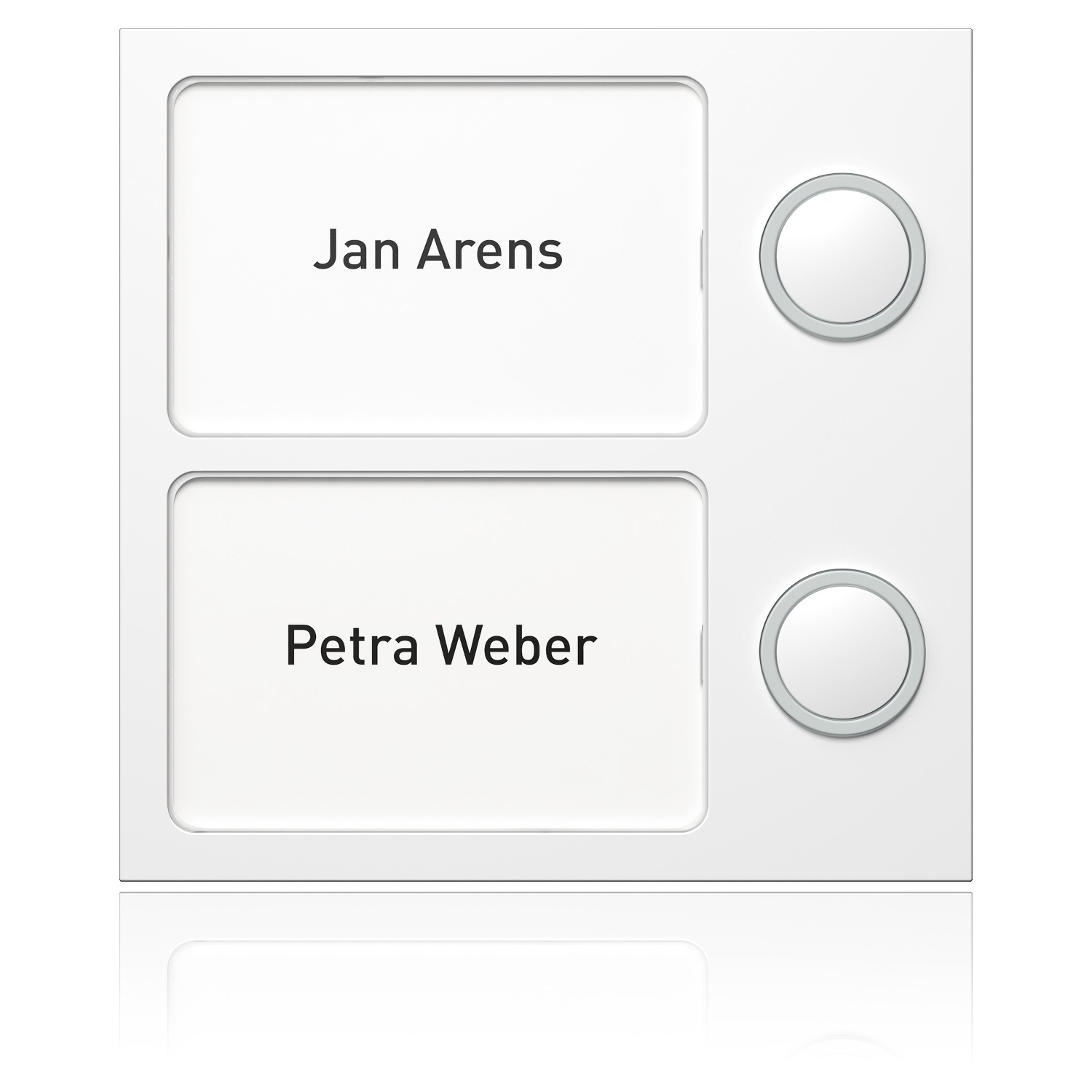 Ritto Portier Tastenmodul ws 2 Tasten,95x95x33mm 1875270