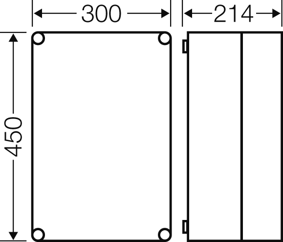 Hensel Leergehäuse 275x425x191mm Mi 0311