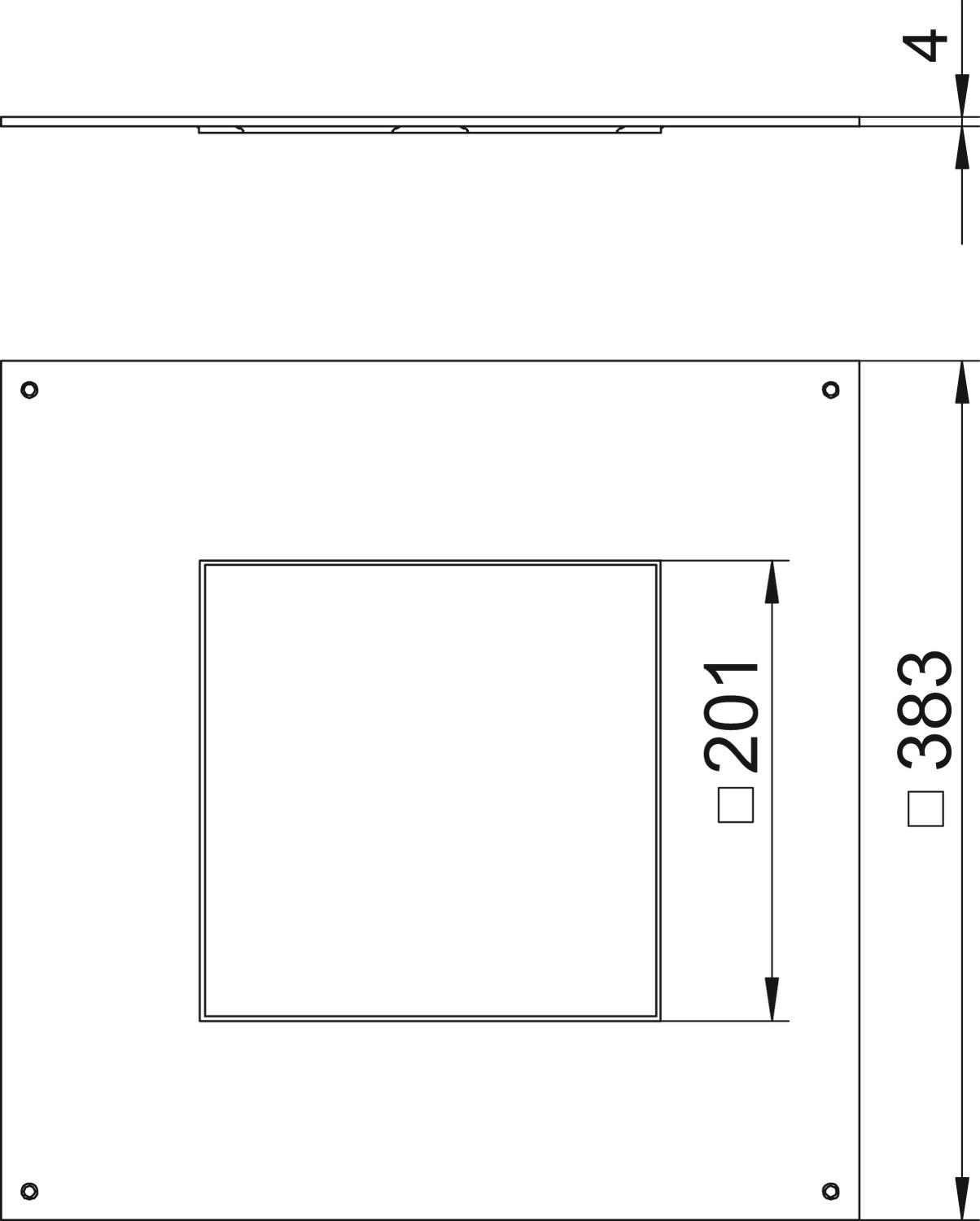 OBO Bettermann Vertr Montagedeckel 350-2/3 für GES4 DUG 350-3 4