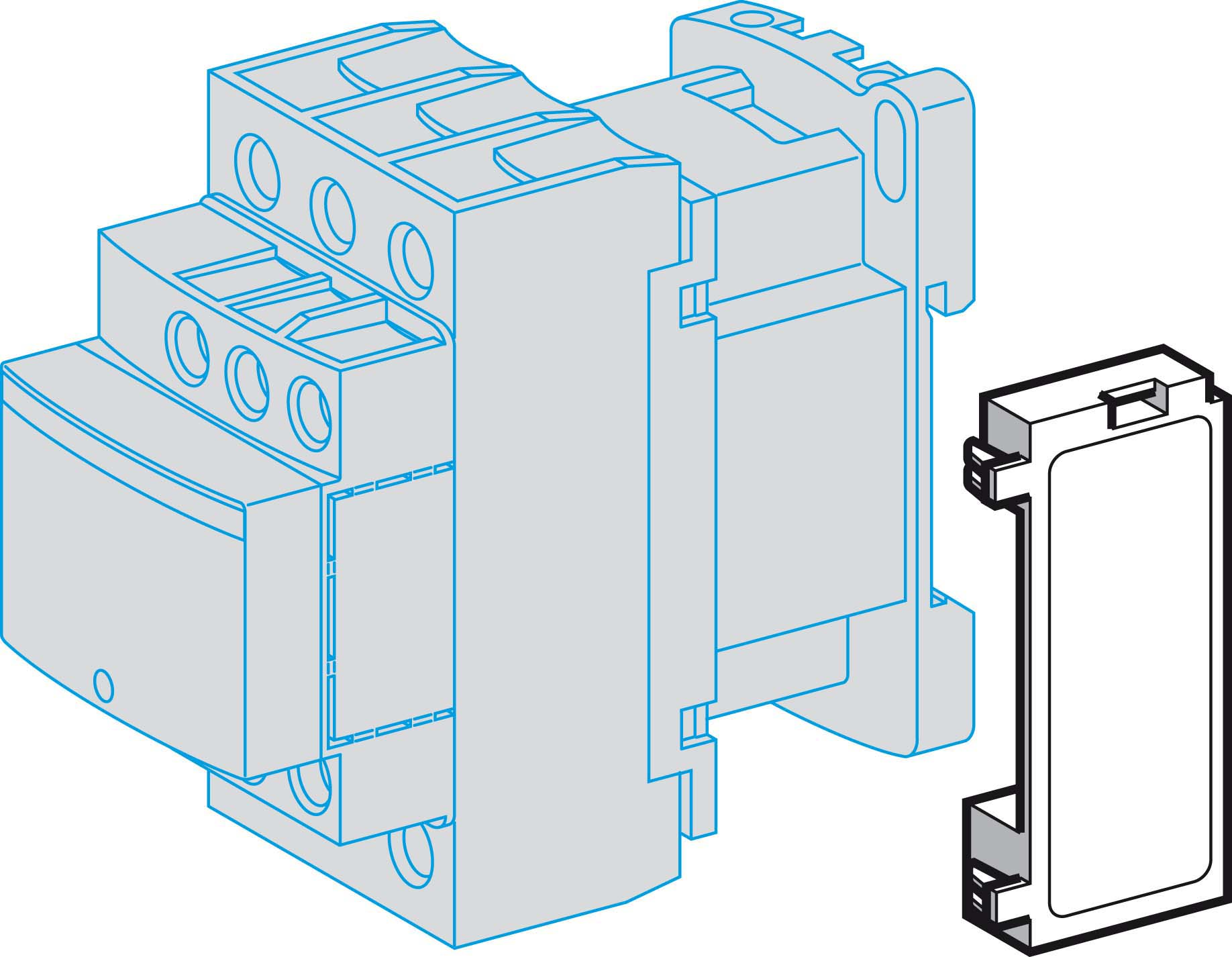 Schneider Electric RC-Glied 110-240V AC,f.LC1D09-38 LAD4RCU