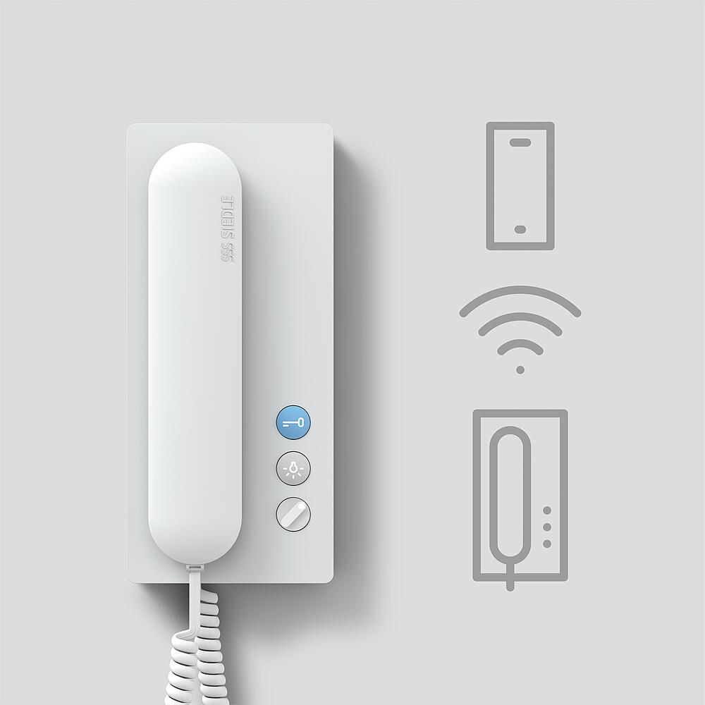 Siedle&Söhne Haustelefon Weiß IQ HTA