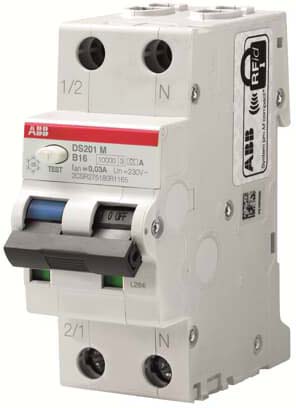 ABB Stotz S&J FI/LS-Schalter 10kA, 1p+N DS201MA-C16/0,03