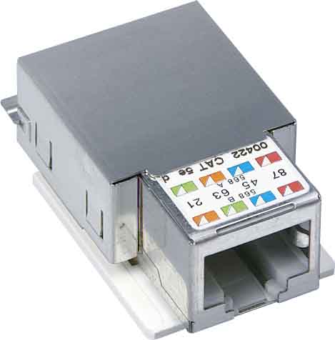 100 STK Reichle&De-Massari Anschlussmodul Cat.6,100xRJ45/s 304327