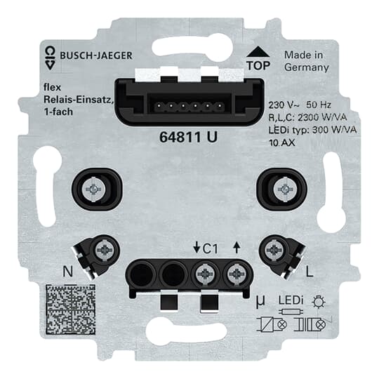 Busch-Jaeger Relais-Einsatz flex 64811 U