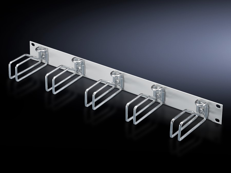 Rittal Rangierpanel 1HE m.5xMetallbügel DK 7257.035