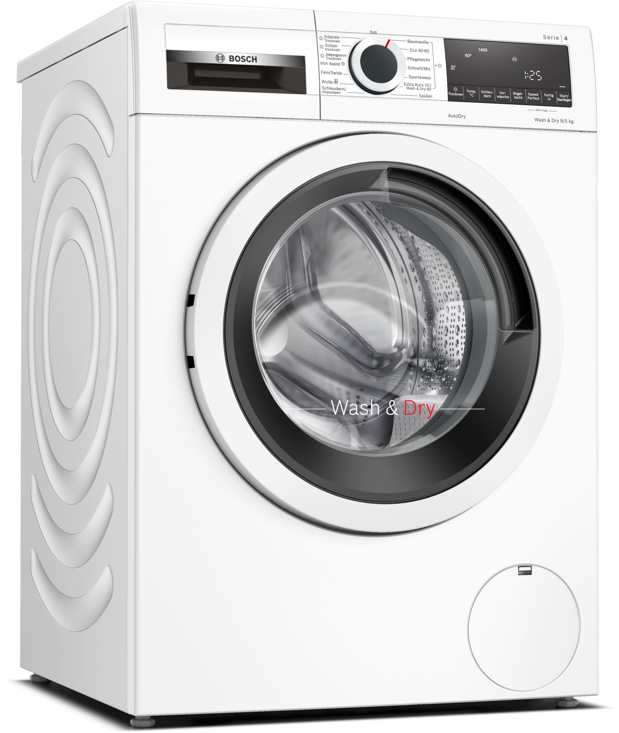 Bosch MDA Waschtrockner Serie4 WNA13441 EEK  E  / nur Waschen  B (Spektrum  A bis G )