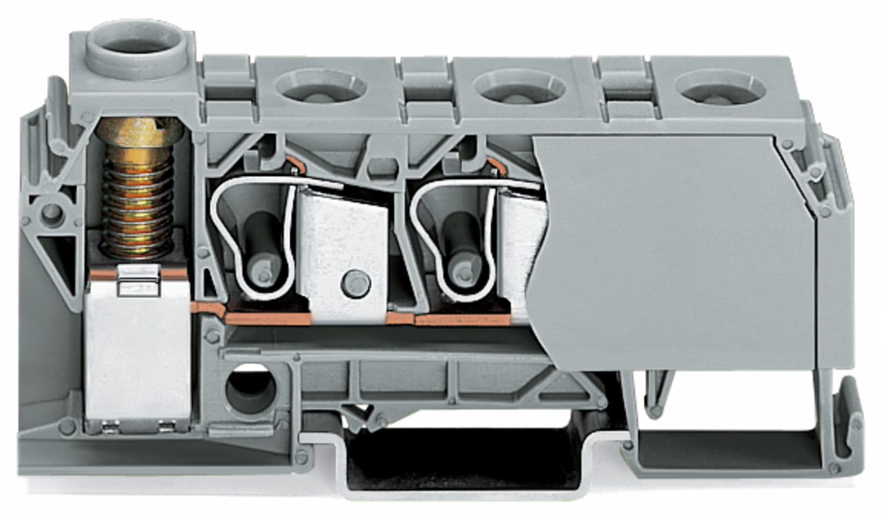 WAGO GmbH & Co. KG Verteilerklemme 0,2-10mmq grau 284-621