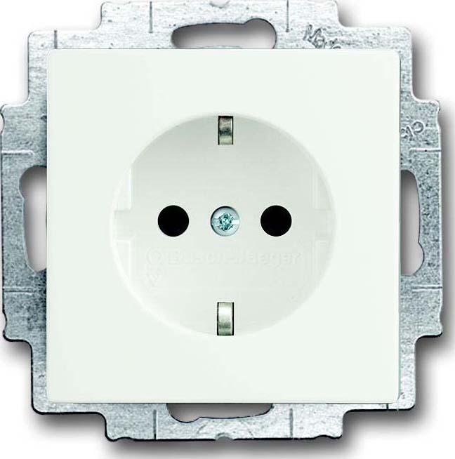 Busch-Jaeger Steckdose sws/matt m.LED-Orient.licht 20 EUCBLI-884