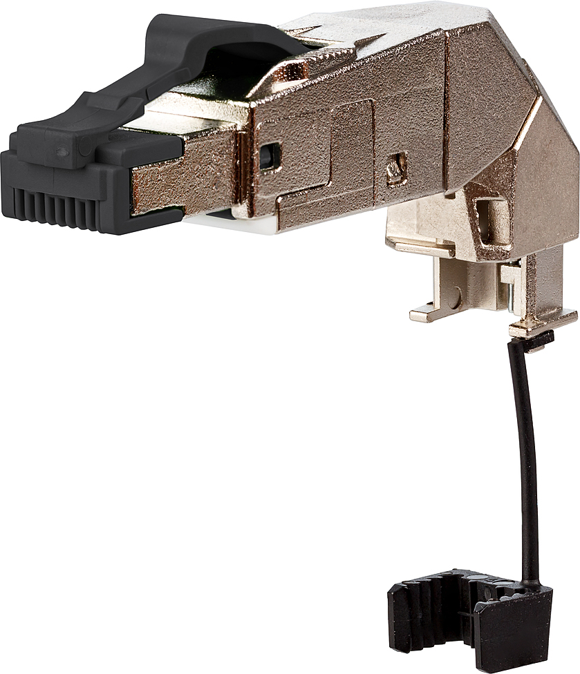 Metz Connect RJ45 Stecker Cat.6A Kabelzuführ.360 Grad 130E405042-E