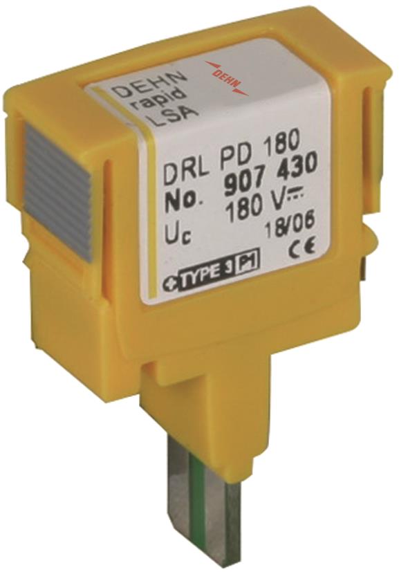 DEHN ÜS-Ableiter DEHNrapid LSA Schutzstecker DRL PD 180