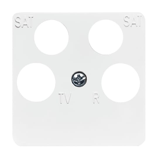 Busch-Jaeger Zentralscheibe aws Antenne, 4-fach 1743/10-04-214