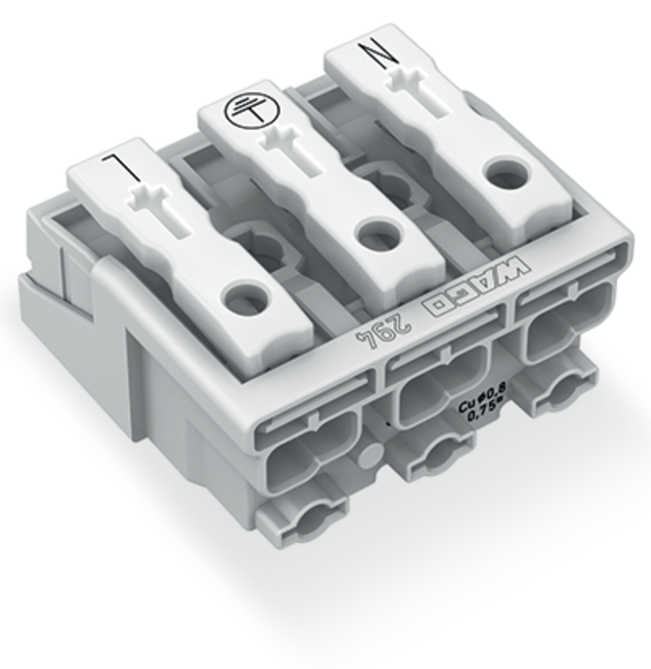 WAGO GmbH & Co. KG Netzanschlussklemme 3-polig 294-5013