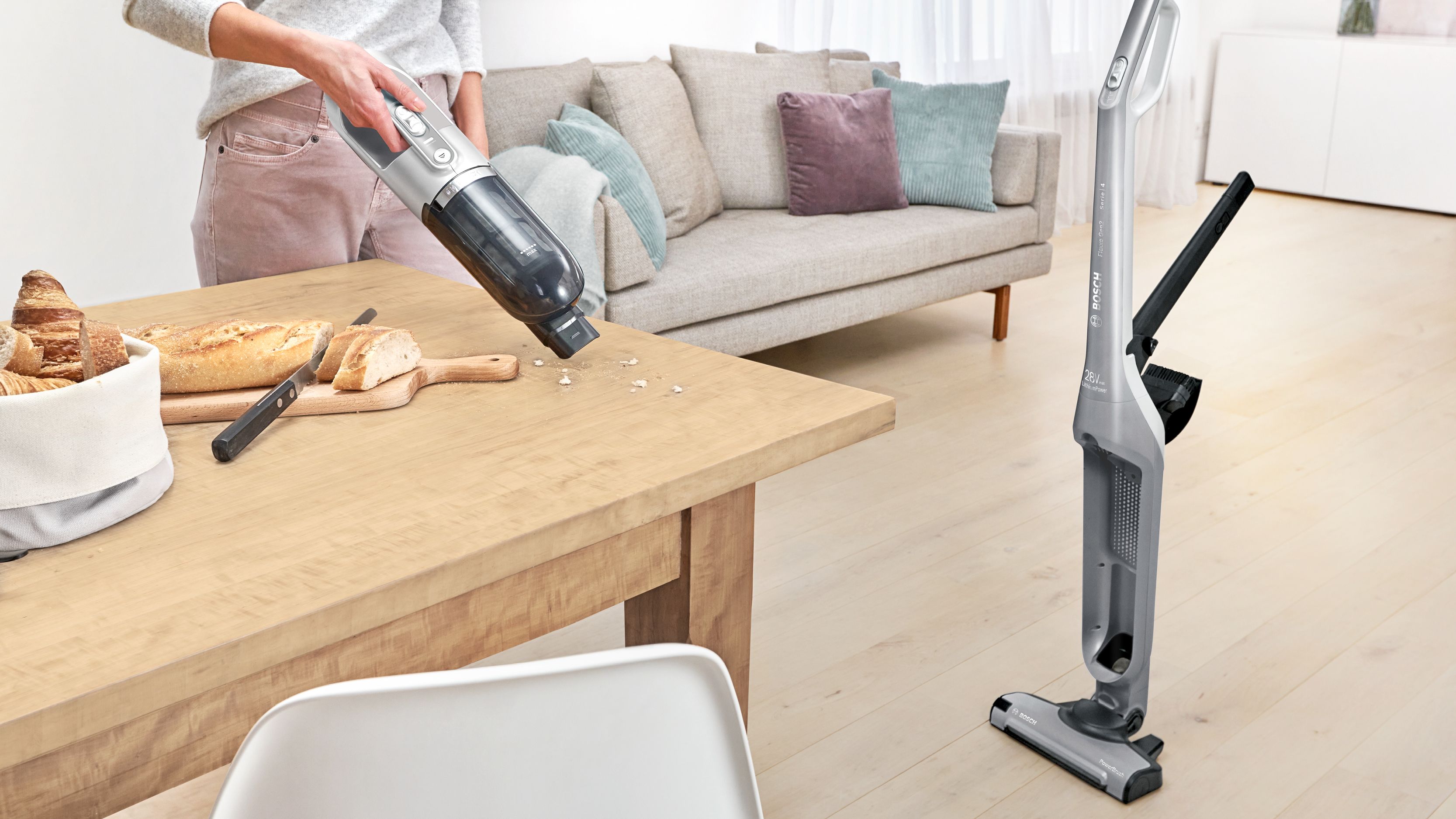 Bosch SDA Akku-Handstaubsauger 28V,2in1,Flexxo Gen2 BBH3K2801