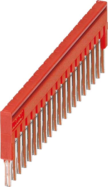 10 STK Phoenix Contact Steckbrücke 5-polig, rot FBS 5-10