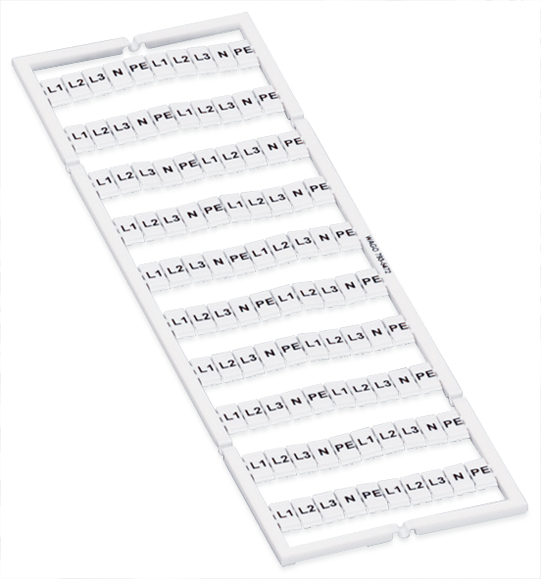 WAGO GmbH & Co. KG WMB-Bezeichnungssystem W:L1,L2,L3,N,PE(20x) 793-5472