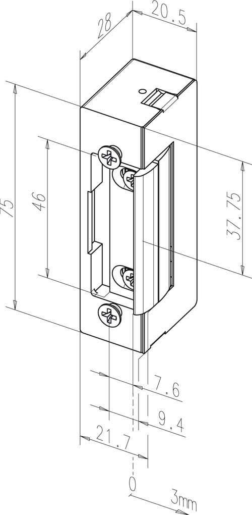 Assa Abloy effeff Türöffner 6-12V GS/WS univer. 27E---------D11