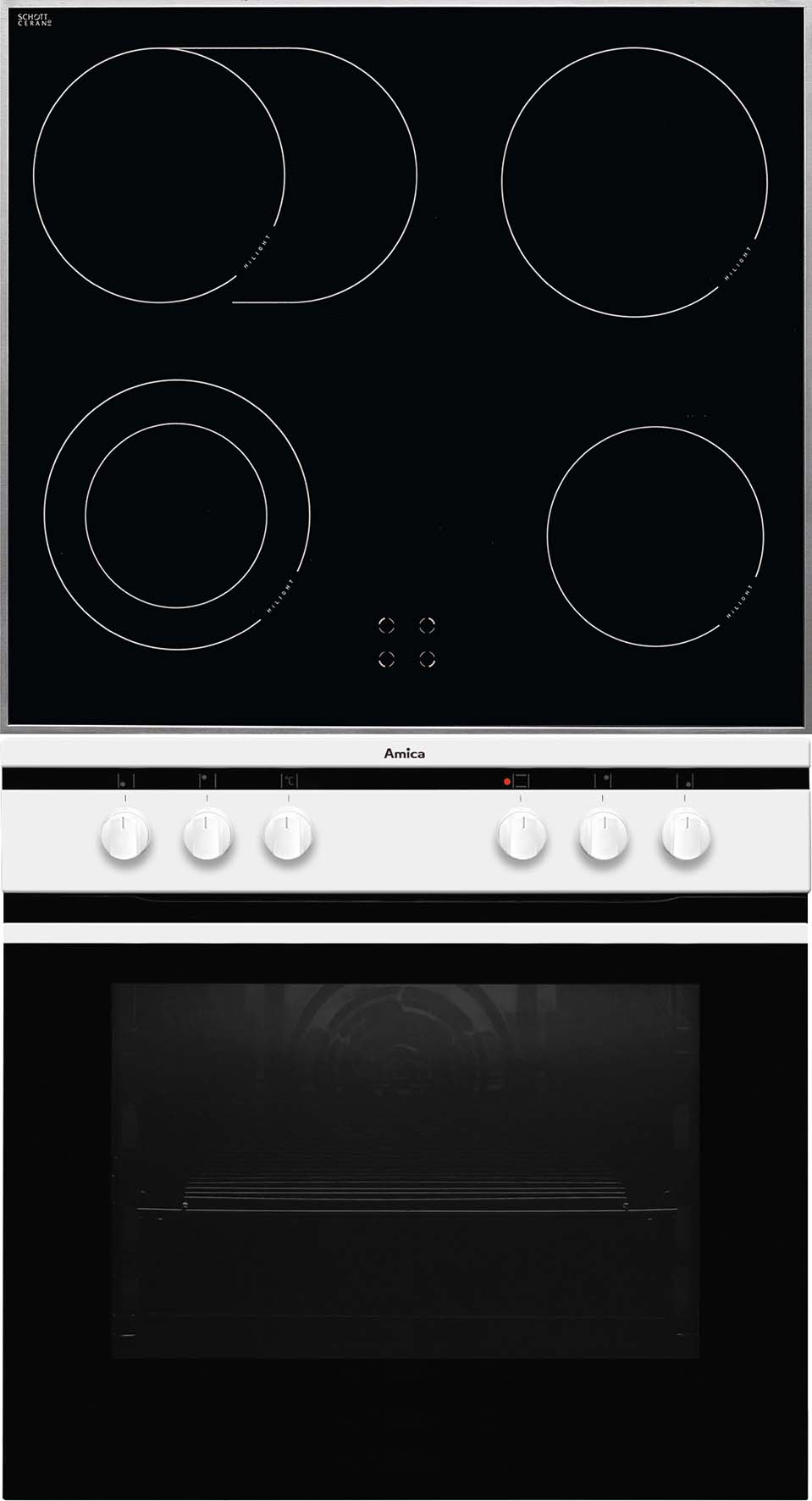 Amica EB-Herdset ScandiumDesign EHC 12714 W ws