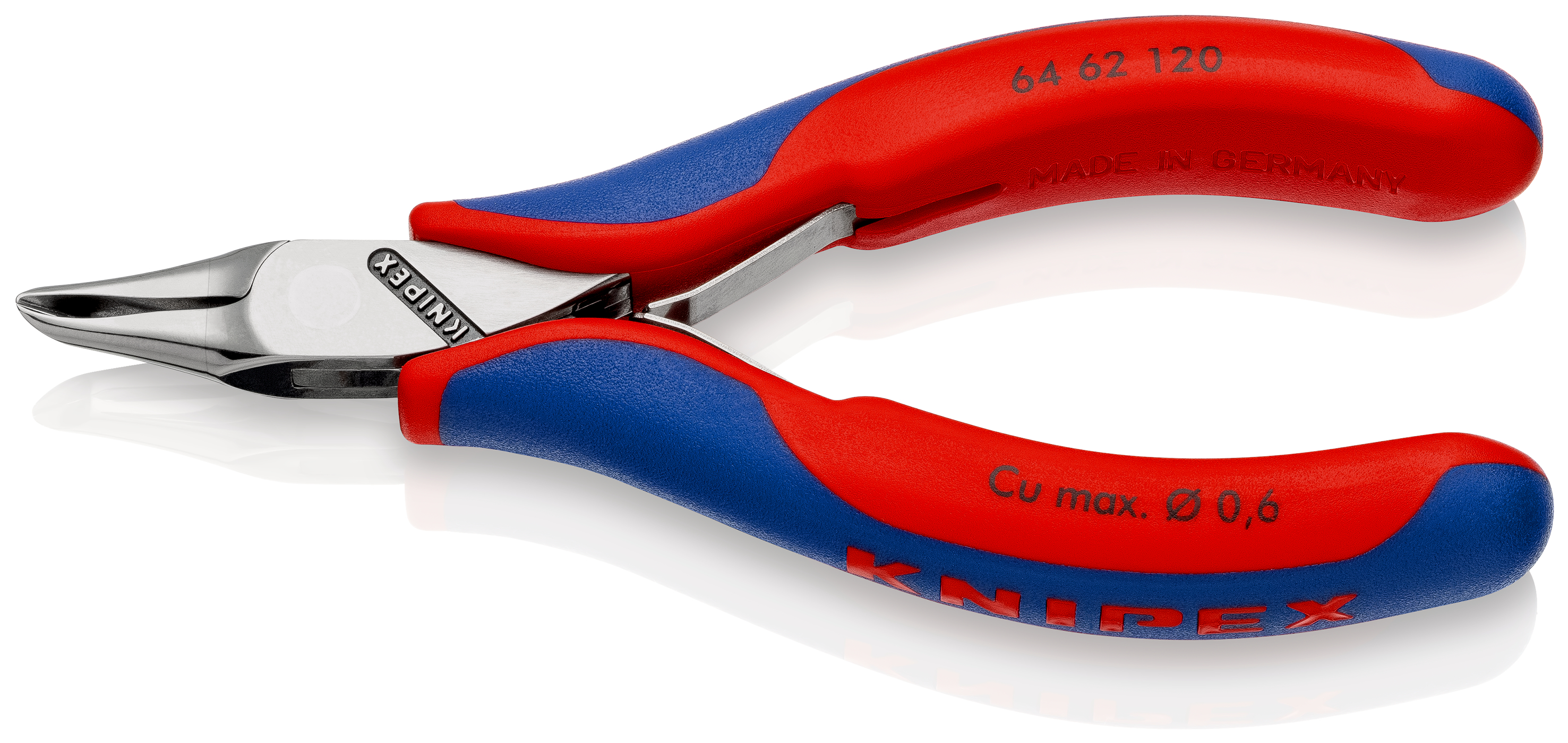Knipex-Werk Elektronik-Vornschneider spiegelpoliert,120mm 64 62 120