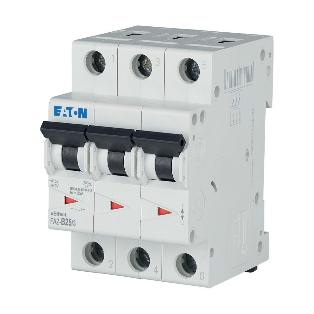 Eaton (Moeller) Leitungsschutzschalter B 25A, 3p FAZ-B25/3