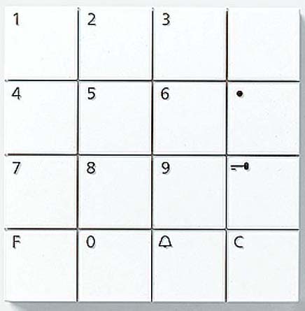 Siedle&Söhne Codeschloss-Modul weiss COM 611-02 W