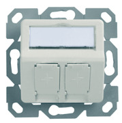 Telegärtner Modul-Aufnahme 2fach UP/50 aws aufbauend 100021417