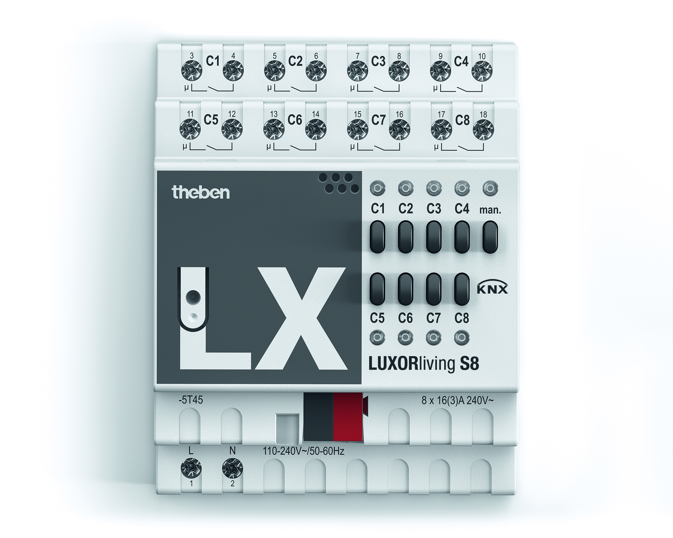 Theben Smart Home-System 8 Kanäle LUXORliving S8