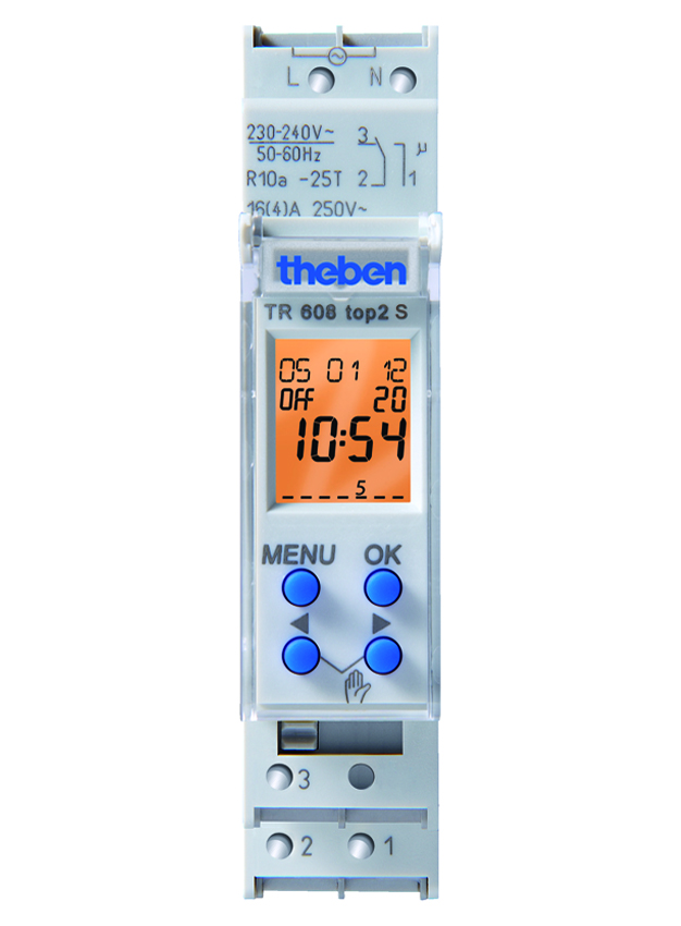 Theben Schaltuhr Digital TR 608 TOP2 S