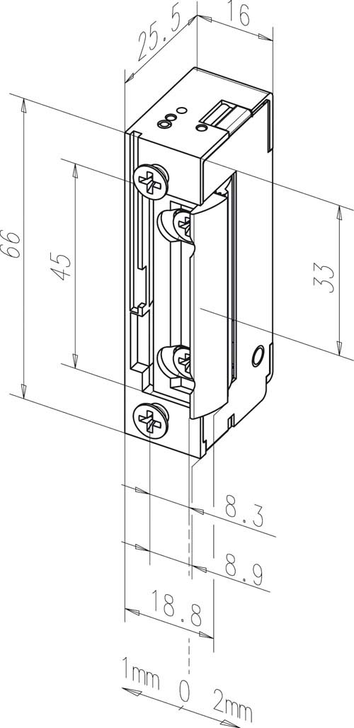 Assa Abloy effeff Radiustüröffner 10-24V GS/WS 118---------A71