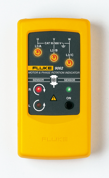 Fluke Drehfeldanzeiger m. Motordrehricht. FLUKE-9062