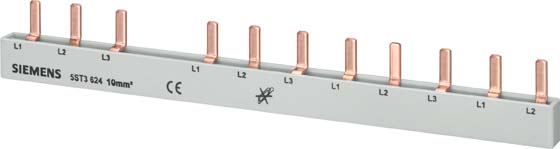 Siemens Dig.Industr. Stiftsammelschiene 3-phasig/N+8xPHASE 5ST3624