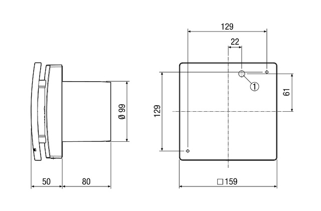 Maico Kleinraumventilator ECA 100 ipro Maico Kleinraumventilator ECA 100 ipro
