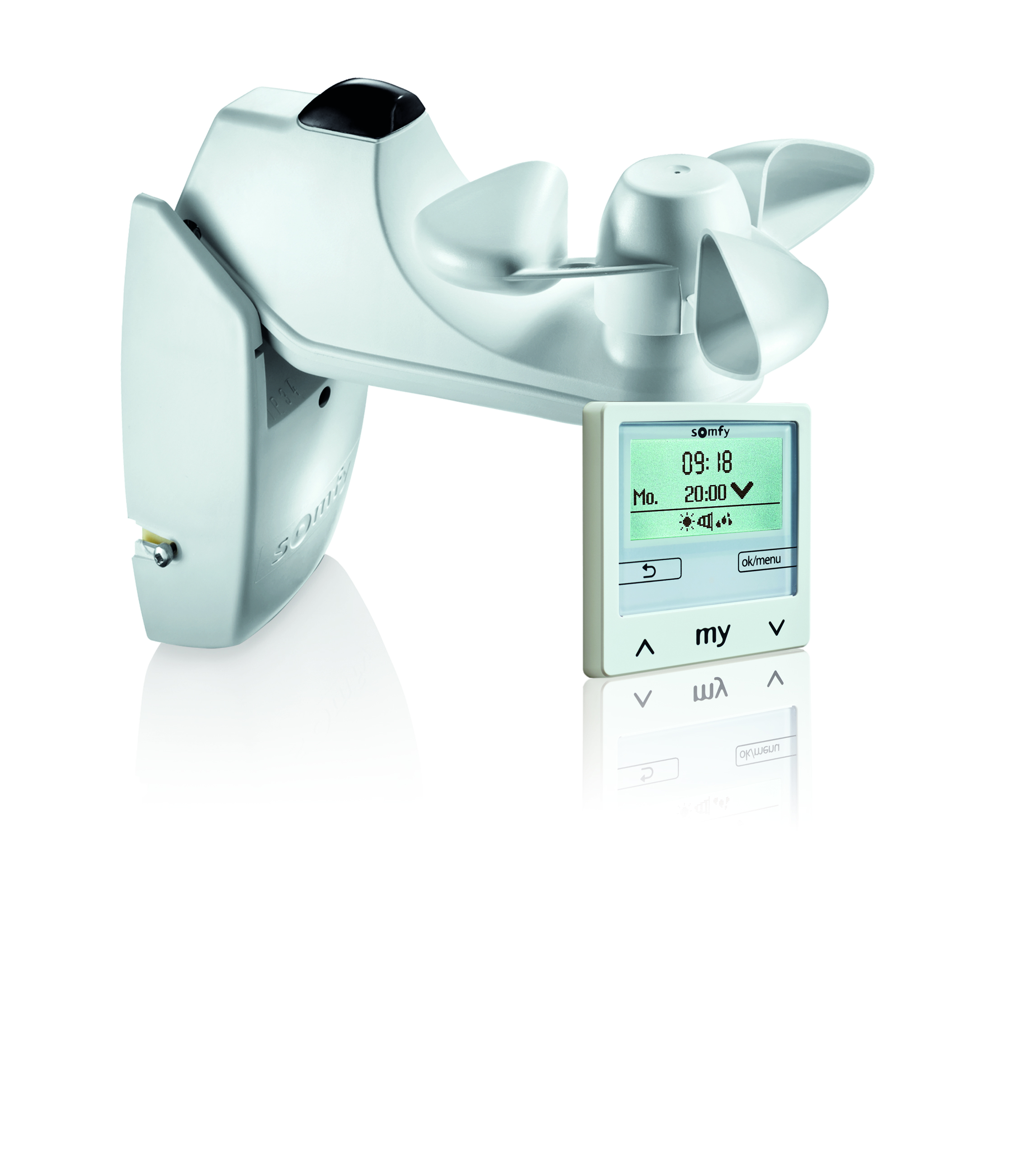 Somfy Soliris Smoove Kit Uno PWh +W/S-Sensor o.Rahmen 1818317