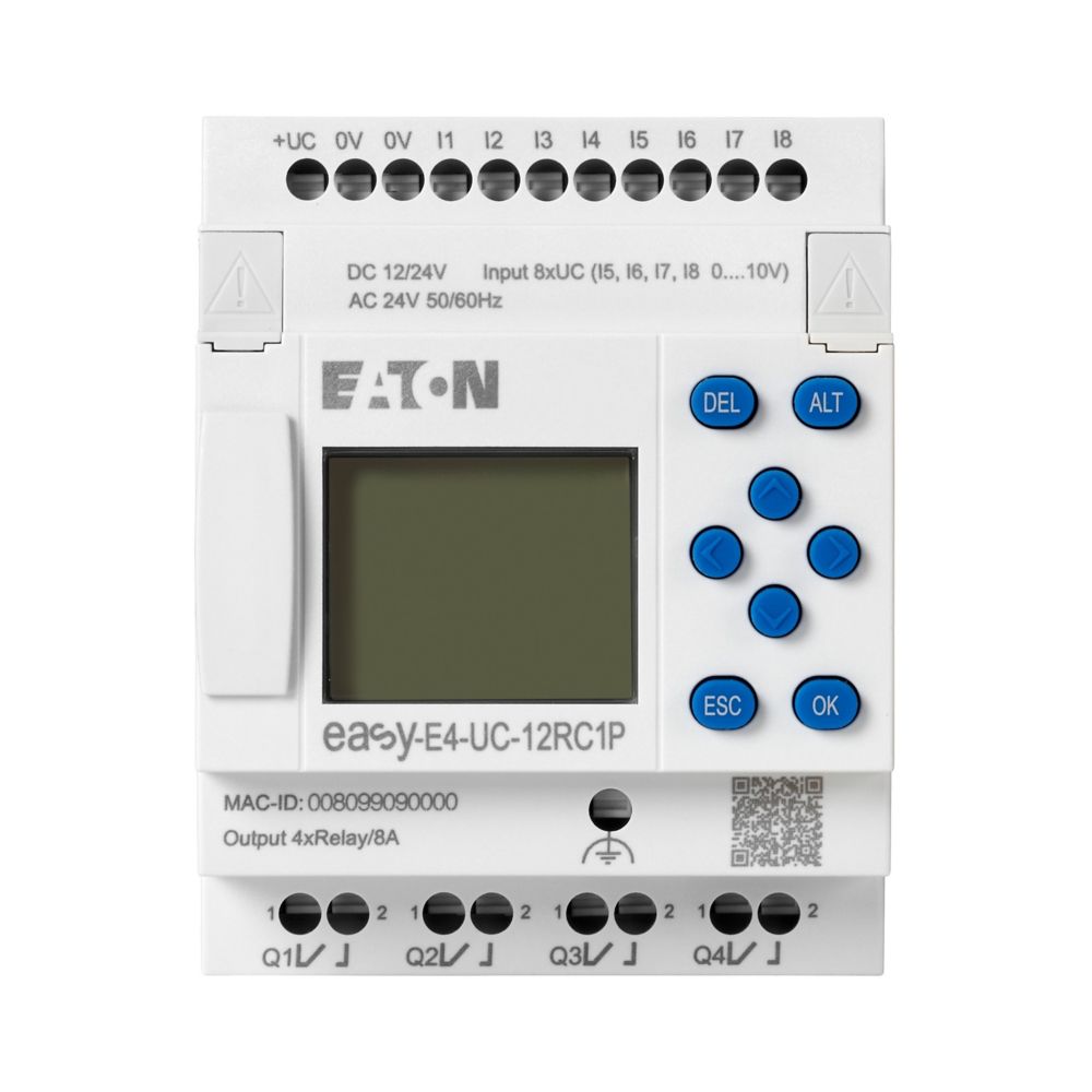Eaton (Moeller) Steuerrelais easyE4 12/24V DC 24V AC EASY-E4-UC-12RC1P