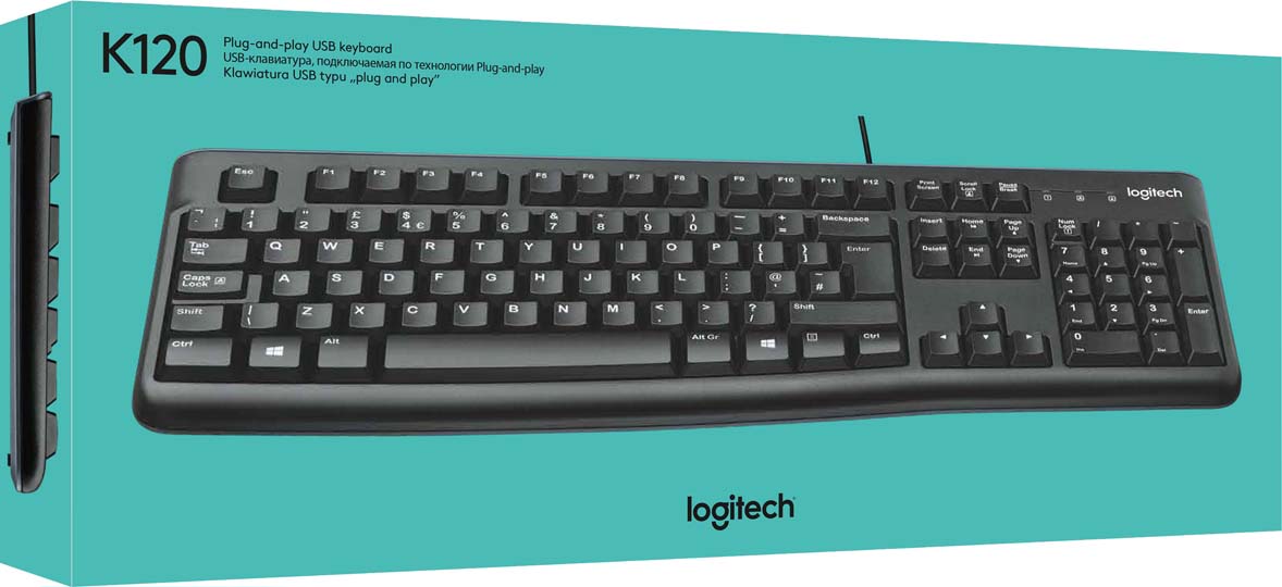 MediaCom-IT Tastatur USB K120 sw