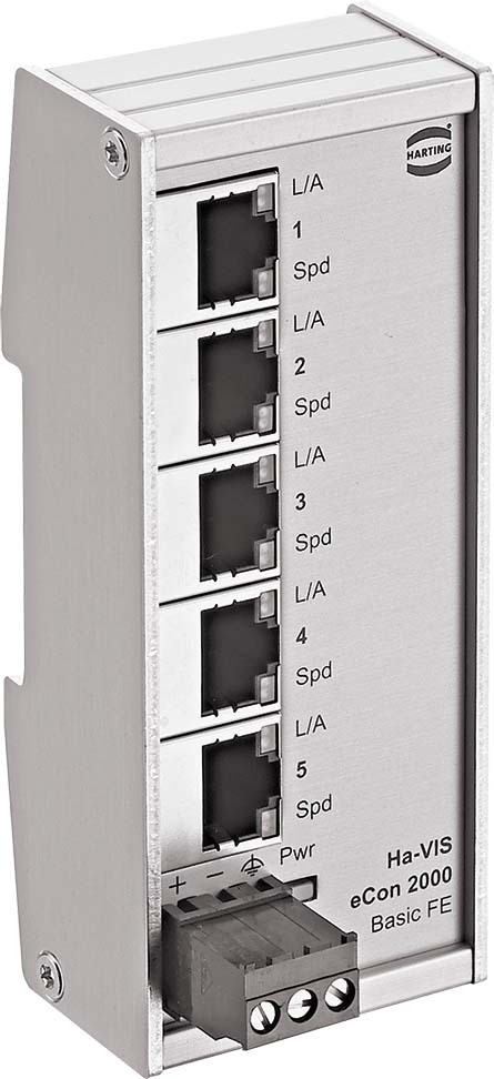 Harting Eth. Switch 5x10/100 eCon 2050B-A 24020050010